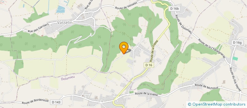 localisation de l'entreprise MADAME ISABELLE KRUT à SAINT-SORLIN-DE-MORESTEL