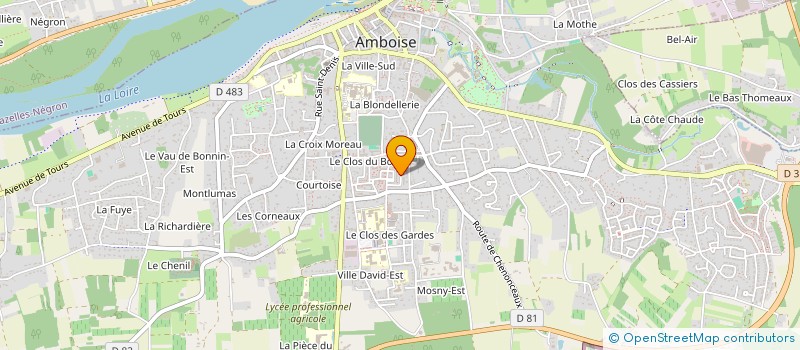 localisation de l'entreprise MADAME ISABELLE L'HUILLIER  AMBOISE