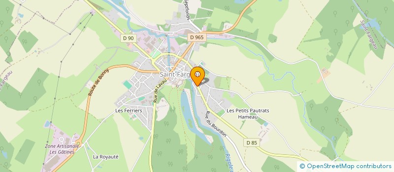 localisation de l'entreprise MADAME ISABELLE LABELLE à SAINT-FARGEAU