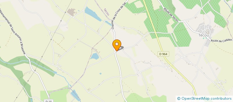 localisation de l'entreprise MADAME ISABELLE LACAM à TECOU