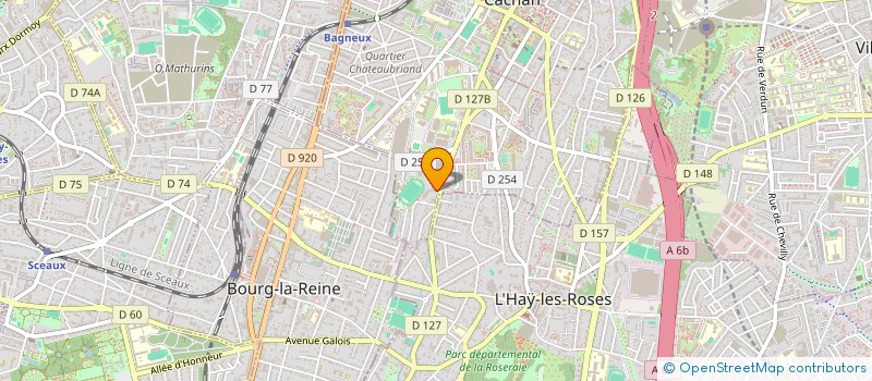 localisation de l'entreprise MADAME ISABELLE LACASTAIGNERATTE  CACHAN