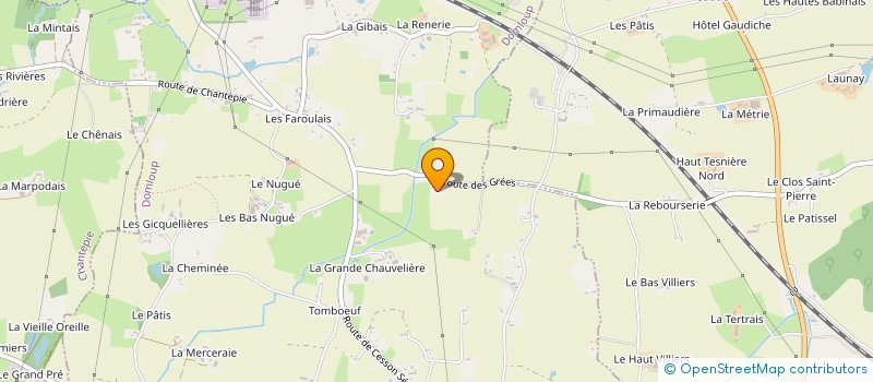 localisation de l'entreprise MADAME ISABELLE LACIRE  DOMLOUP