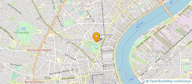 localisation de l'entreprise MADAME ISABELLE LACOMBE à BORDEAUX
