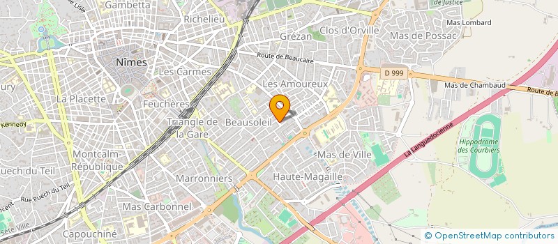 localisation de l'entreprise MADAME ISABELLE LACOMBE à NIMES