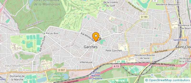 localisation de l'entreprise MADAME ISABELLE LACOSTE à GARCHES