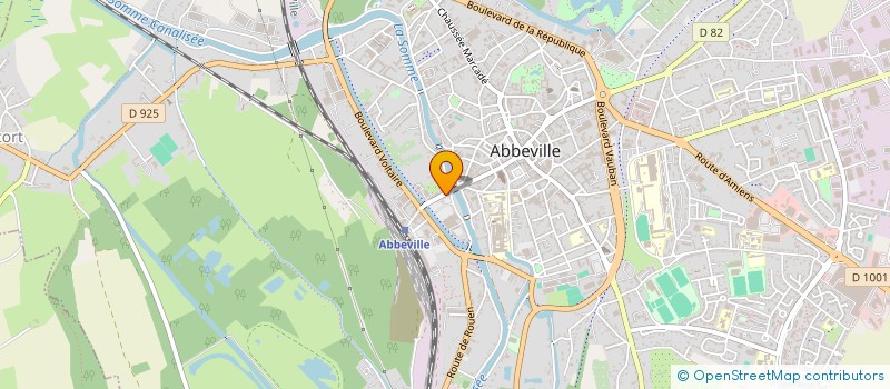 localisation de l'entreprise MADAME ISABELLE LACROIX à ABBEVILLE