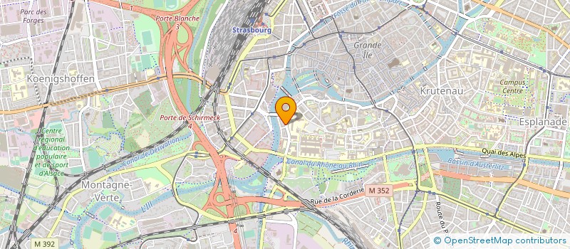 localisation de l'entreprise MADAME ISABELLE LADEUIX à STRASBOURG