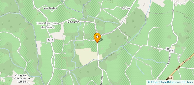 localisation de l'entreprise MADAME ISABELLE LADRECH  SAINT-GERMAIN-DE-GRAVE