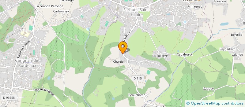 localisation de l'entreprise MADAME ISABELLE LAFARGUE  FARGUES-SAINT-HILAIRE