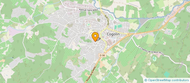 localisation de l'entreprise MADAME ISABELLE LAFAURIE à COGOLIN