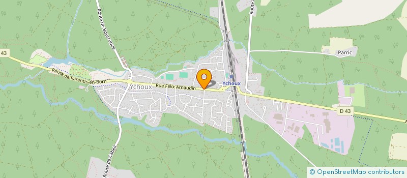 localisation de l'entreprise MADAME ISABELLE LAFFAY  YCHOUX