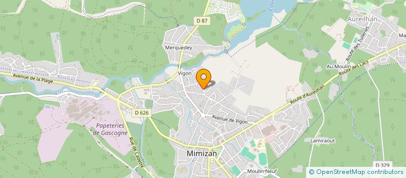 localisation de l'entreprise MADAME ISABELLE LAFITTE  MIMIZAN