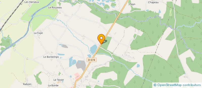 localisation de l'entreprise MADAME ISABELLE LAFLEUR  LA ROCHE-CHALAIS