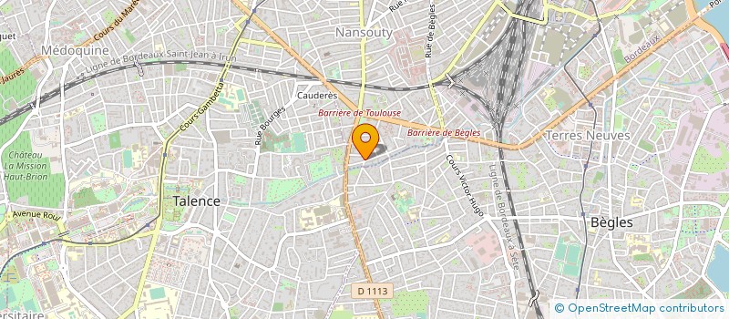 localisation de l'entreprise MADAME ISABELLE LAGIER  BORDEAUX