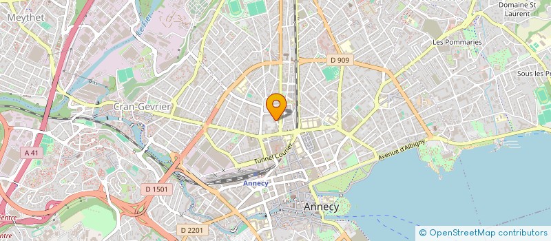 localisation de l'entreprise MADAME ISABELLE LAGIER  ANNECY