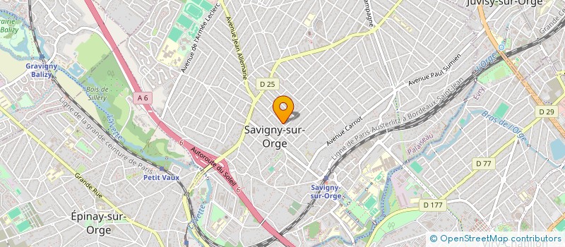 localisation de l'entreprise MADAME ISABELLE LAGNY à SAVIGNY-SUR-ORGE
