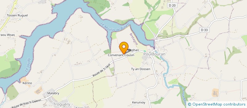 localisation de l'entreprise MADAME ISABELLE LAHAYE  LA ROCHE-JAUDY