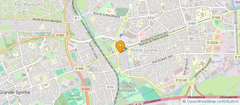 localisation de l'entreprise MADAME ISABELLE LAJUS à DUNKERQUE