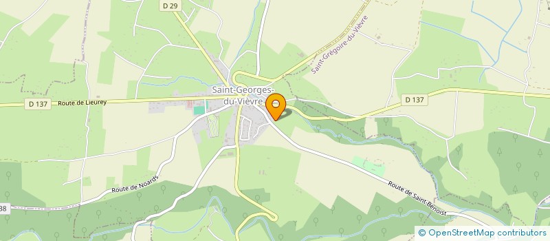 localisation de l'entreprise MADAME ISABELLE LALLOT à SAINT-GEORGES-DU-VIEVRE