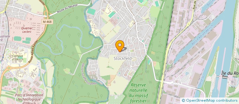 localisation de l'entreprise MADAME ISABELLE LALUC à STRASBOURG