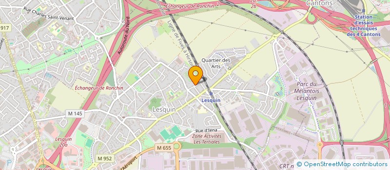 localisation de l'entreprise MADAME ISABELLE LALY à LESQUIN