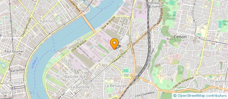 localisation de l'entreprise MADAME ISABELLE LAMARCADE  BORDEAUX