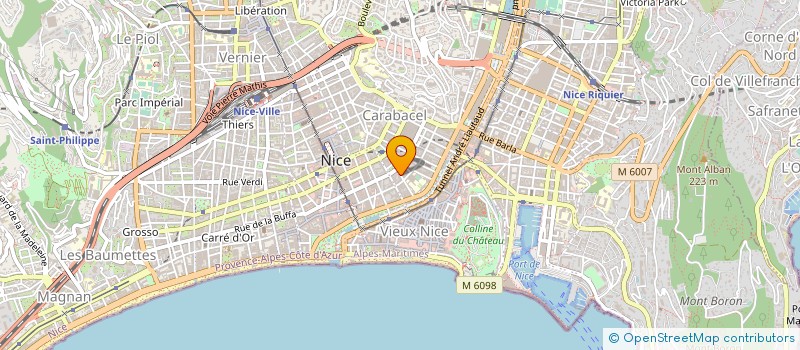 localisation de l'entreprise MADAME ISABELLE LAMBERT à NICE