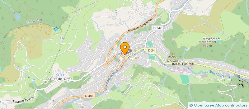 localisation de l'entreprise MADAME ISABELLE LAMBERT  LA BRESSE