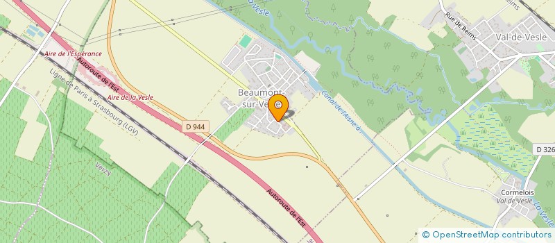 localisation de l'entreprise MADAME ISABELLE LAMBERT  BEAUMONT-SUR-VESLE