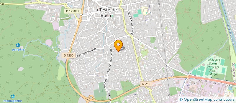 localisation de l'entreprise MADAME ISABELLE LAMBOLEY à LA TESTE-DE-BUCH