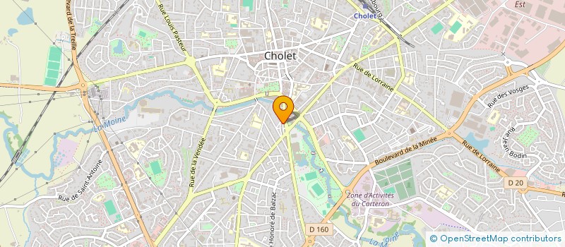 localisation de l'entreprise MADAME ISABELLE LAMI à CHOLET