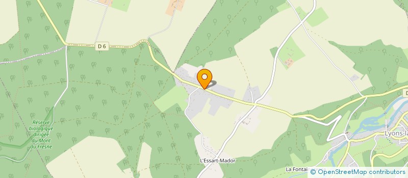 localisation de l'entreprise MADAME ISABELLE LAMINIE  LYONS-LA-FORET