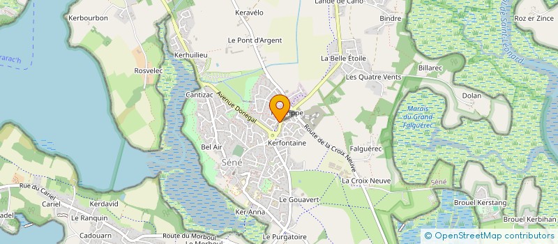 localisation de l'entreprise MADAME ISABELLE LAMY  LIMERZEL