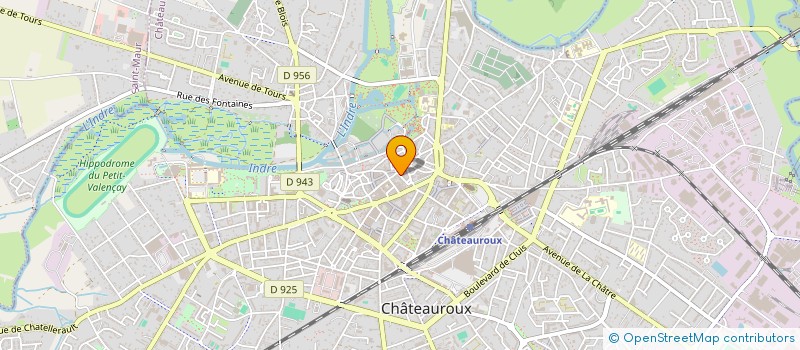 localisation de l'entreprise MADAME ISABELLE LANCEREAU à CHATEAUROUX