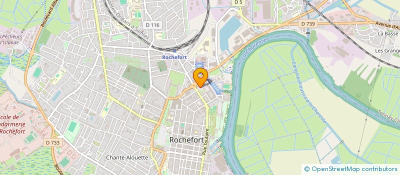 localisation de l'entreprise MADAME ISABELLE LANDREAU  ROCHEFORT