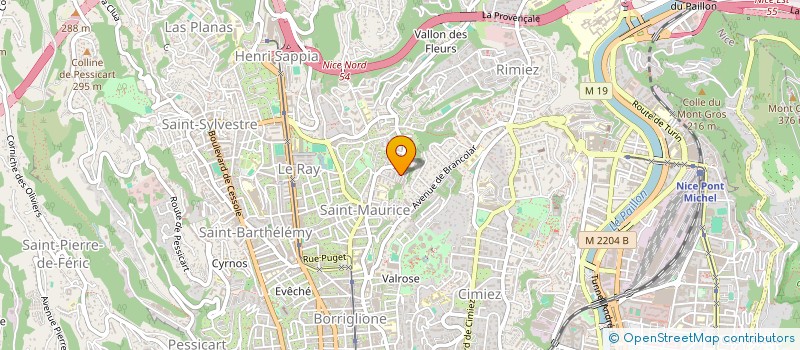 localisation de l'entreprise MADAME ISABELLE LANFREDI à NICE