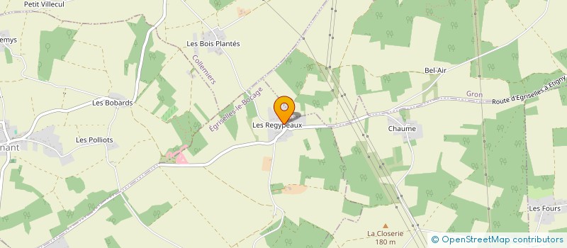 localisation de l'entreprise MADAME ISABELLE LANGLOIS  EGRISELLES-LE-BOCAGE