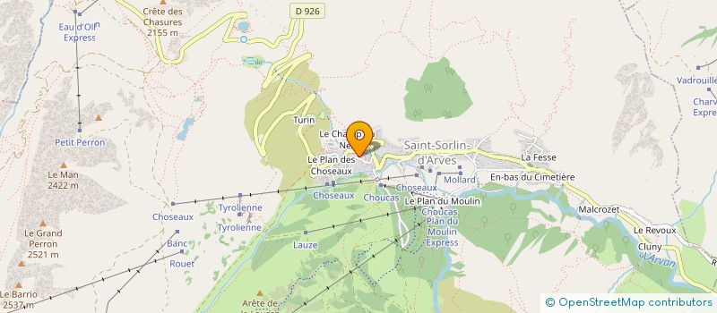 localisation de l'entreprise MADAME ISABELLE LANOE  SAINT-SORLIN-D ARVES