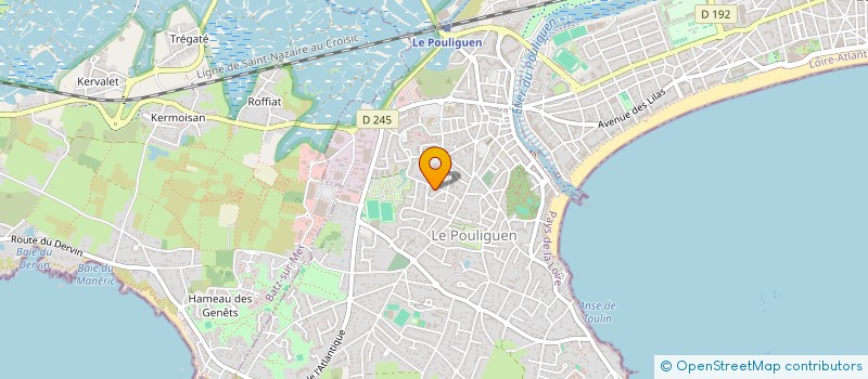 localisation de l'entreprise MADAME ISABELLE LAPEYRE  LE POULIGUEN