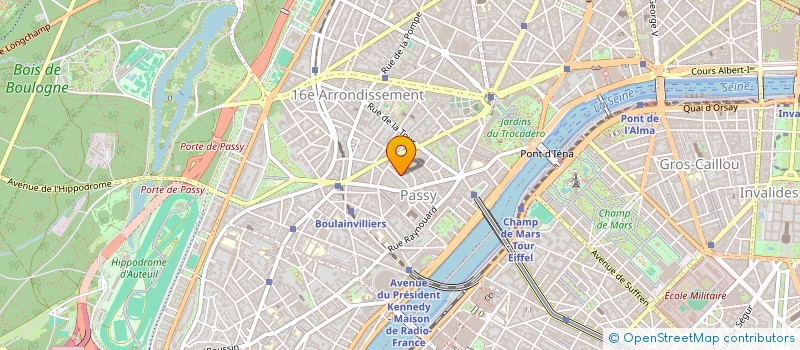 localisation de l'entreprise MADAME ISABELLE LAPLANTE  PARIS