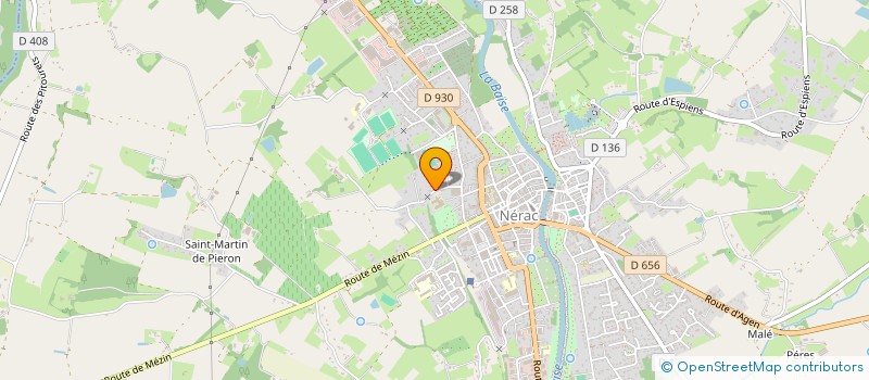 localisation de l'entreprise MADAME ISABELLE LARGHI  NERAC