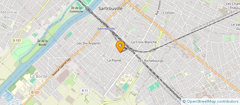 localisation de l'entreprise MADAME ISABELLE LARMIER  SARTROUVILLE