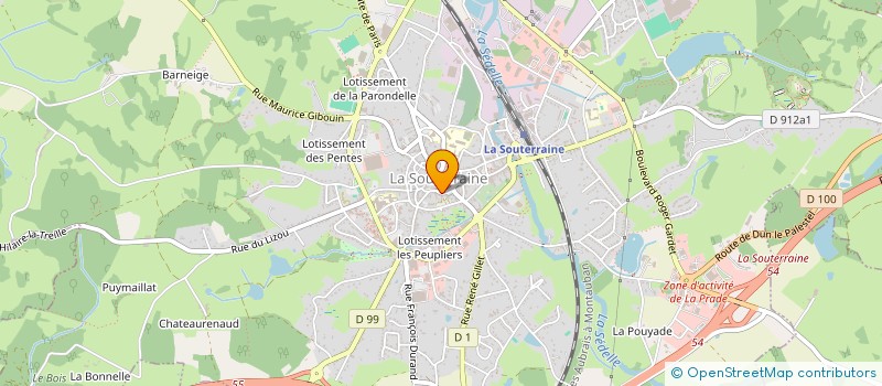 localisation de l'entreprise MADAME ISABELLE LARPIN à LA SOUTERRAINE
