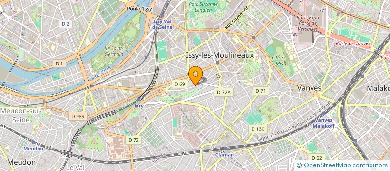 localisation de l'entreprise MADAME ISABELLE LARQUIER à ISSY-LES-MOULINEAUX