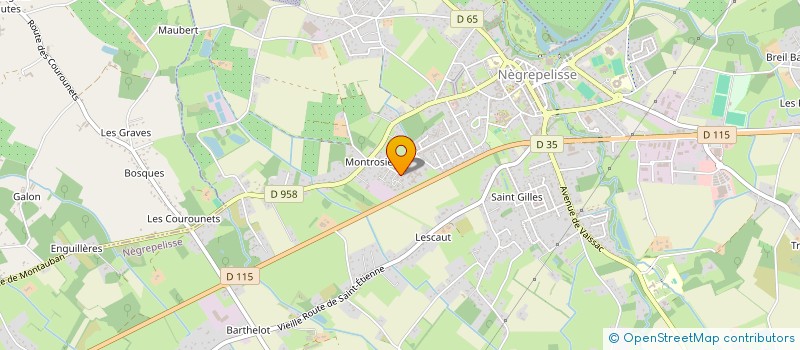 localisation de l'entreprise MADAME ISABELLE LARRIBEAU  NEGREPELISSE