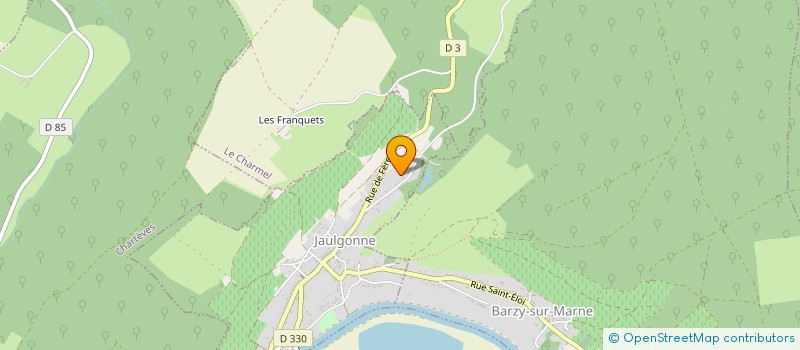 localisation de l'entreprise MADAME ISABELLE LARUE  JAULGONNE