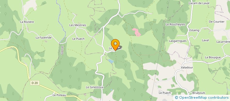 localisation de l'entreprise MADAME ISABELLE LASSALLE à ROUMEGOUX