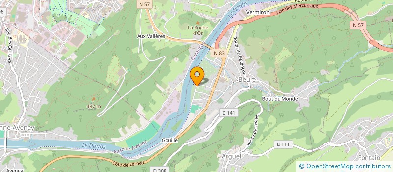 localisation de l'entreprise MADAME ISABELLE LASSUS-PHILIPPE  BEURE