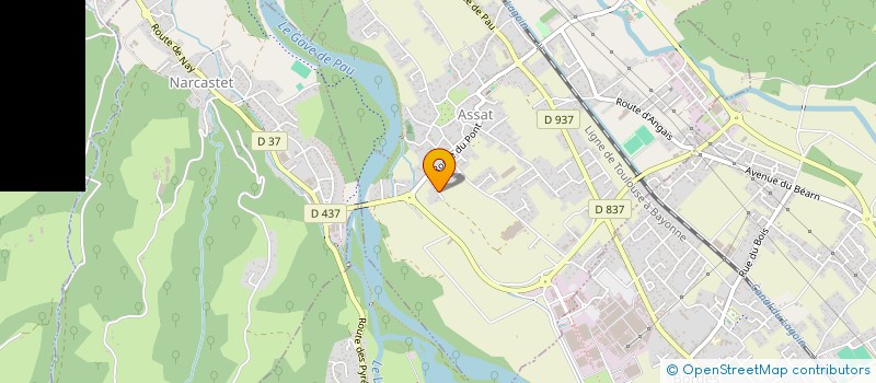 localisation de l'entreprise MADAME ISABELLE LATAPIE  ASSAT