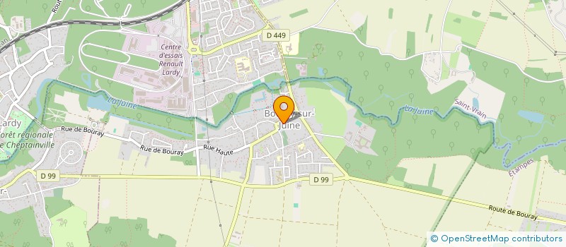 localisation de l'entreprise MADAME ISABELLE LATAPIE  BOURAY-SUR-JUINE